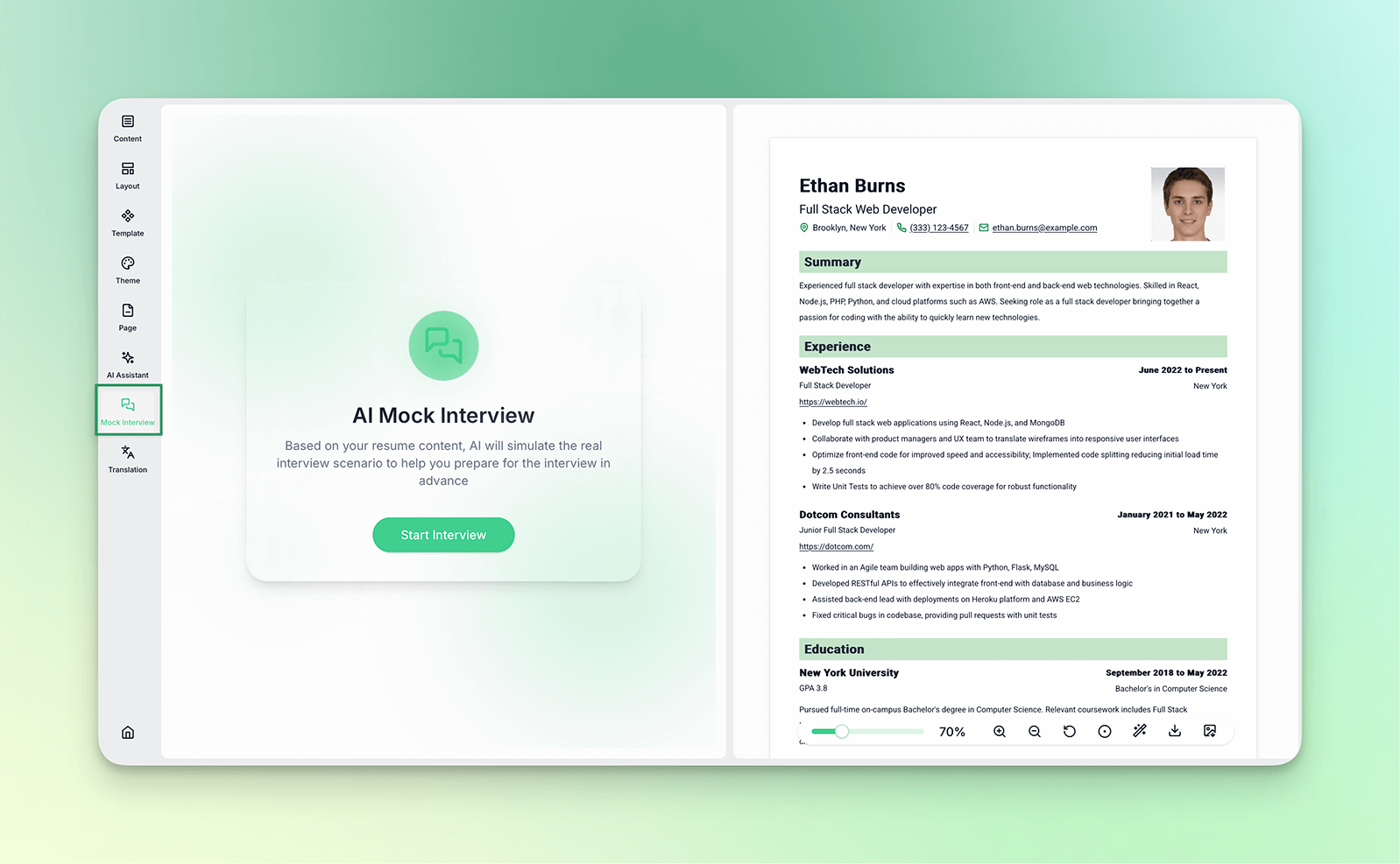 AI Mock Interview