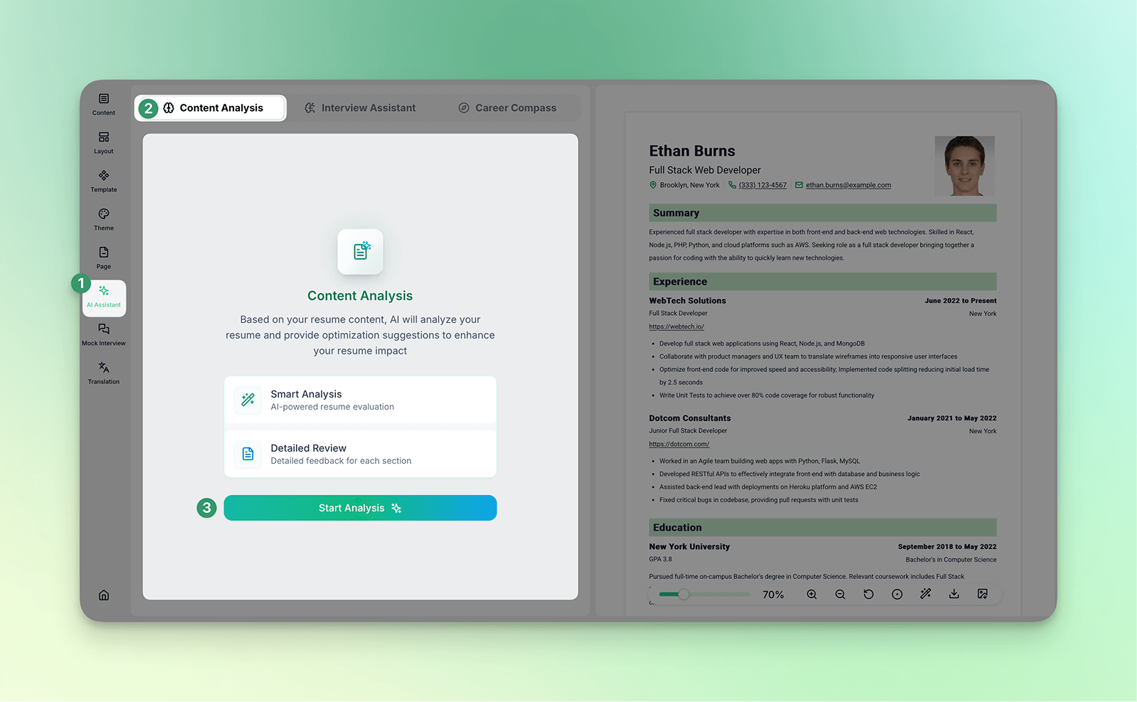 AI Resume Analysis